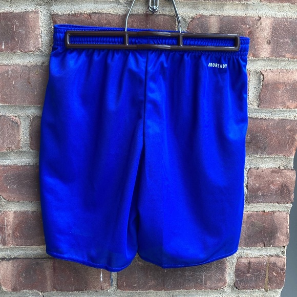 2 pairs of Boys Medium Adidas Athletic shorts 🔴🔵 - Picture 5 of 11